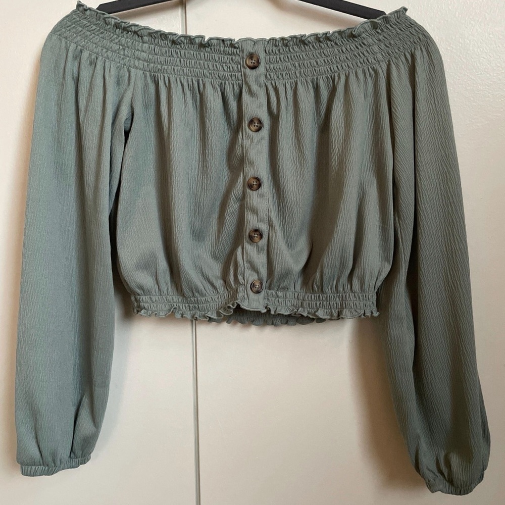 H&M Cropped Off The Shoulder